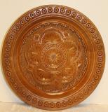 Hutsul style Carved Plate