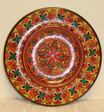 Hutsul style Hand Painted Plate