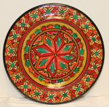 Hutsul style Plate,HAND MADE PLATE, WOOD
