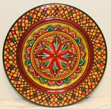 Hutsul style Plate, HAND MADE  WOOD