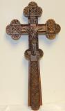 Wooden Cross,HAND CARVED 