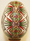 Goose Pysanka,Real UKRAINIAN RAISED WAX  Easter Egg